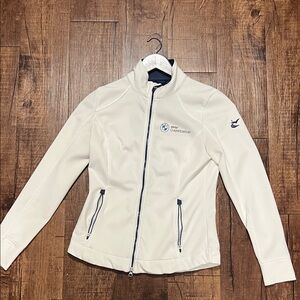 BMW Women's White Golf Jacket - Small